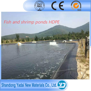 Черные или прозрачные мембраны HDPE как лайнер для рыбы и пруд Shirmp, астм